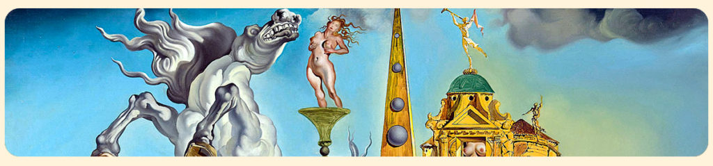 Art : Salvador Dali, détail de tableau